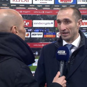 体育娱乐-基耶利尼：没签前锋？我们对目前的做法和现有的成果感到满意